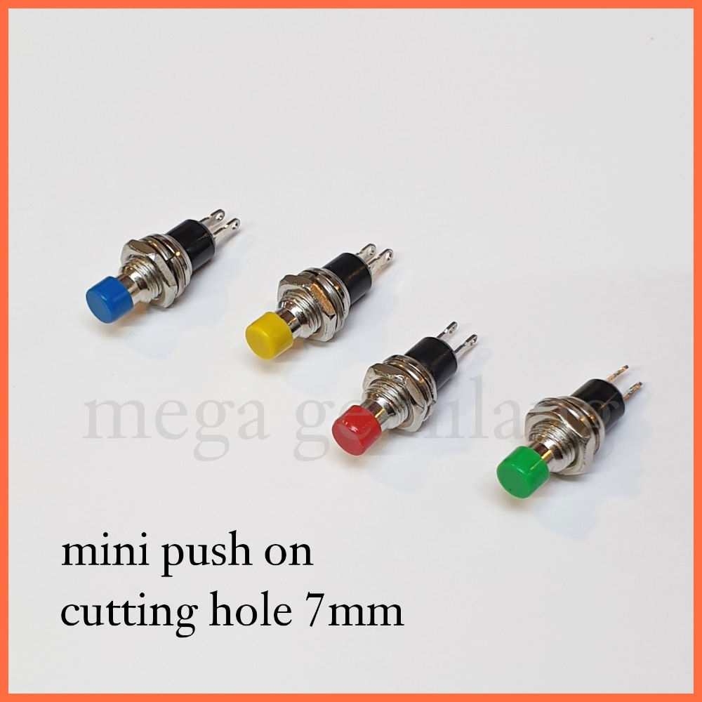 Jual Saklar pencet push on mini 7mm | Shopee Indonesia