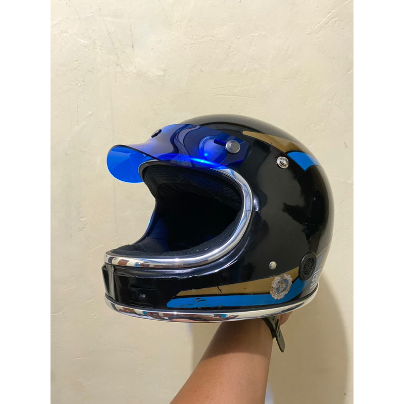 Jual helm jadul vigano fullface lawas kiwi dmi custom race balap