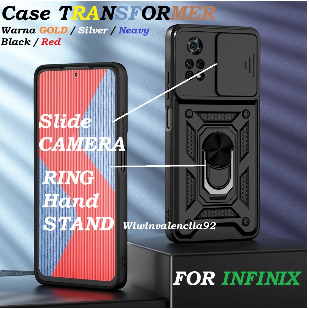 Jual Case Baru Hardcase Transformer + RING Stand INFINIX HOT 60 Pro 60i ...