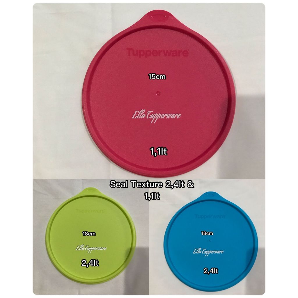 Jual Tutup Saja Texture Canister Wadah [ Ella Tuppy Tuperware ...