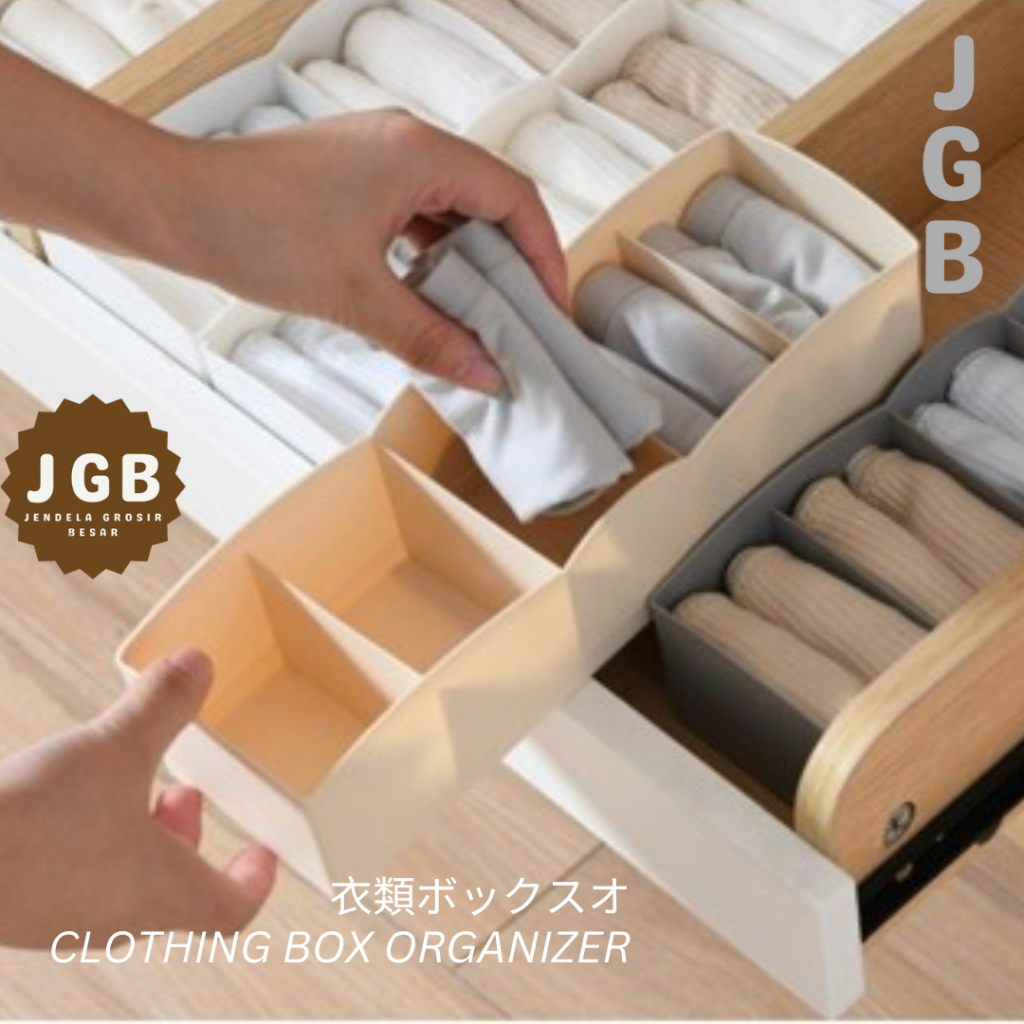 Jual CLOTHING BOX ORGANIZER UNDERWEAR 5 BLOCKS - KOTAK PENYIMPANAN 5 ...