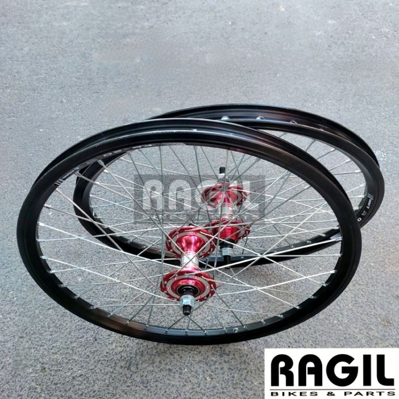 Jual Wheelset Sepeda 20 Inch Araya Fb20 Velg Rim Rims Hub Freehub Jari