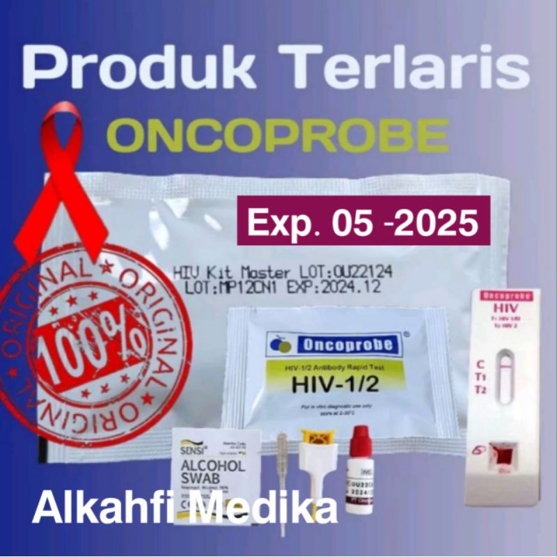 Jual Alat Tes Uji HIV /HAIDS Gen. 4 ONCOPROBE Akurat 1 Set Shopee