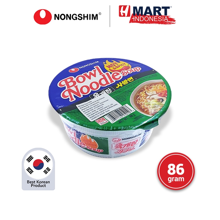 Jual NONGSHIM Bowl Noodle Hot & Spicy 86g | Shopee Indonesia