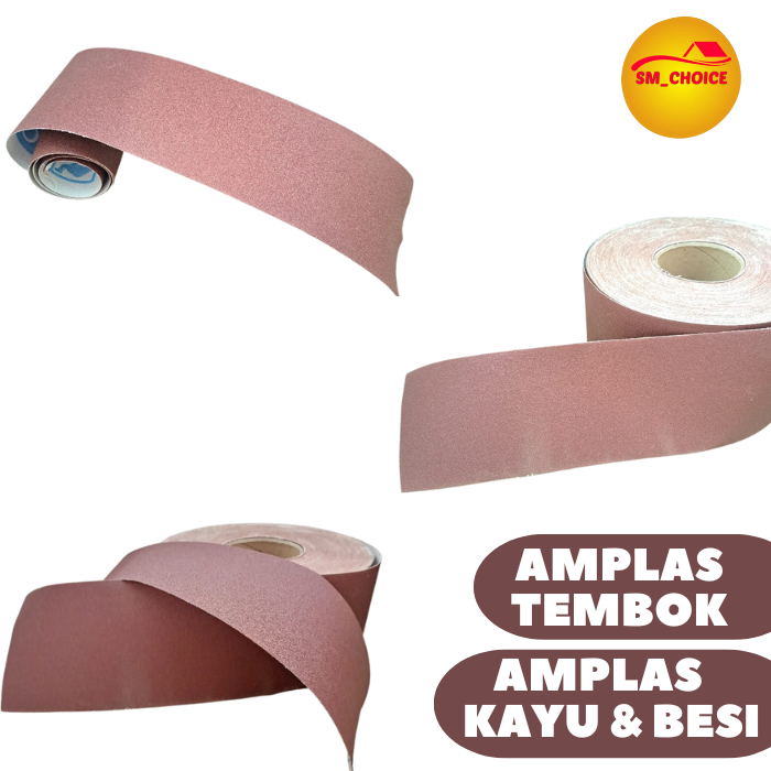 Jual Amplas Meteran Amplas Roll Amplas 60 80 100 120 150 180 240 320