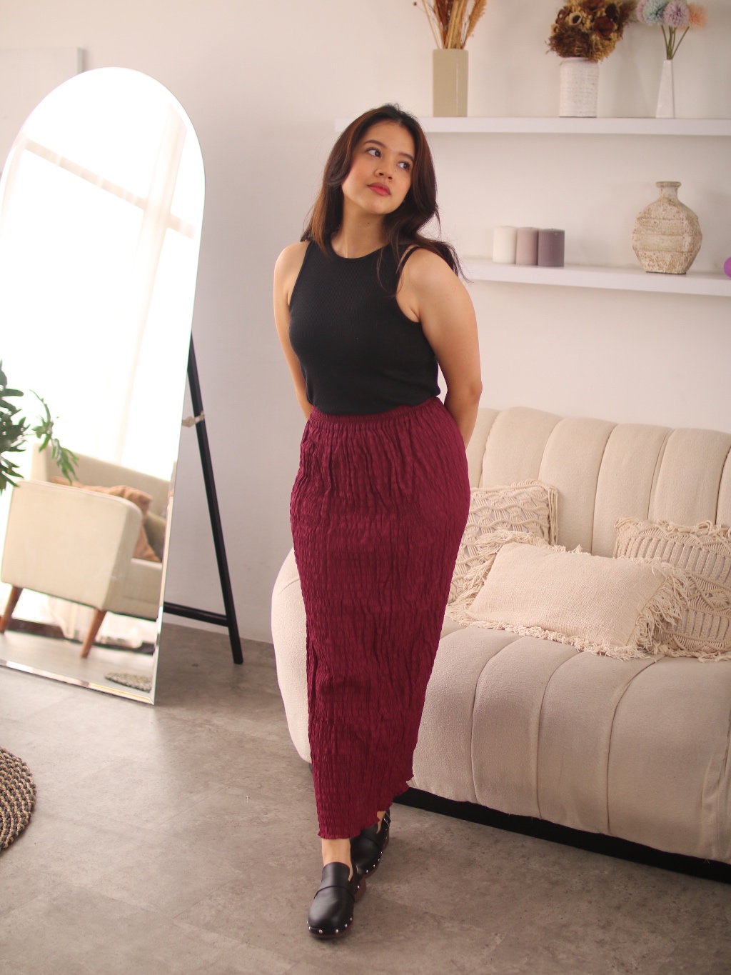 Jual Ruffle Skirt | Shopee Indonesia