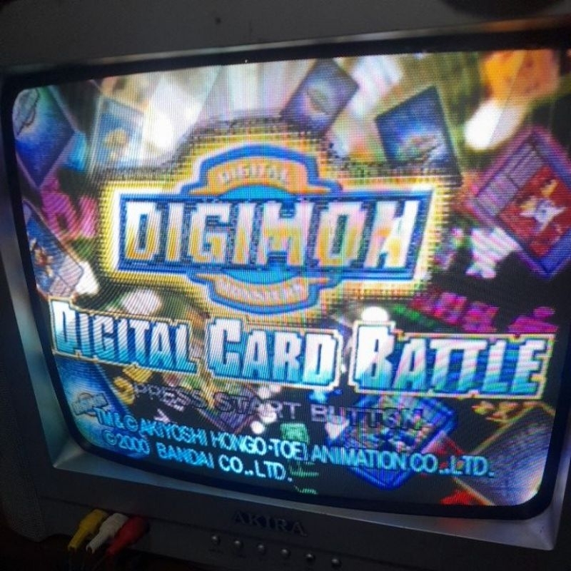 Digimon Digital Card Battle- Sony PlayStation 1 PS1, Works! Disc Plus