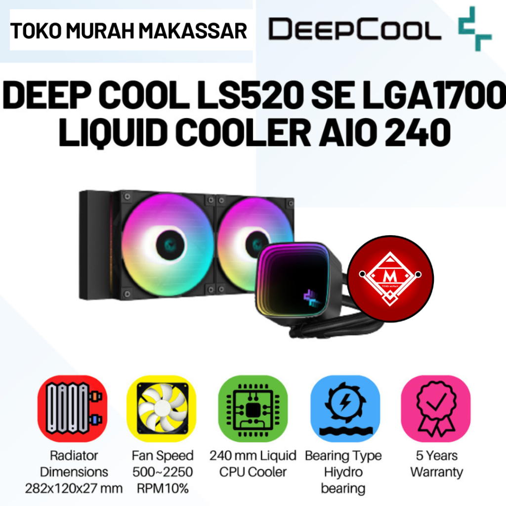 Deepcool LS720 360mm ARGB AIO Liquid CPU Cooler - Venus Tech Store