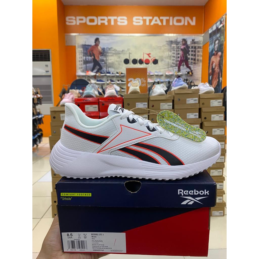 Jual Reebok Lite 3 Running Course White/Cblack 100025761 Men's Shoes ...