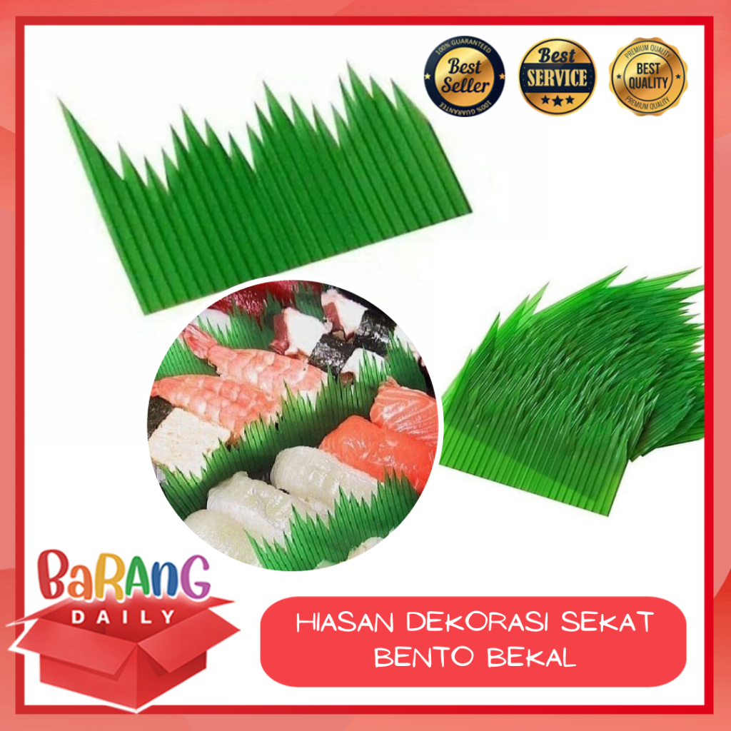 Jual (ISI 20) Hiasan Dekorasi Sekat Bento Sushi / Baran Oba Divider ...