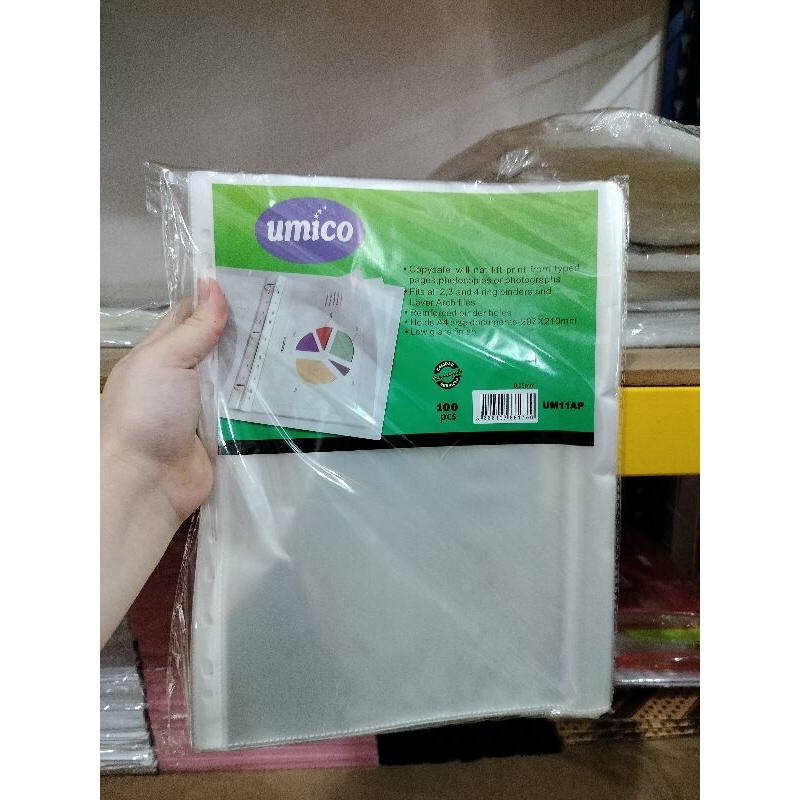 Jual sheet protector umico A4 isi 100 | Shopee Indonesia