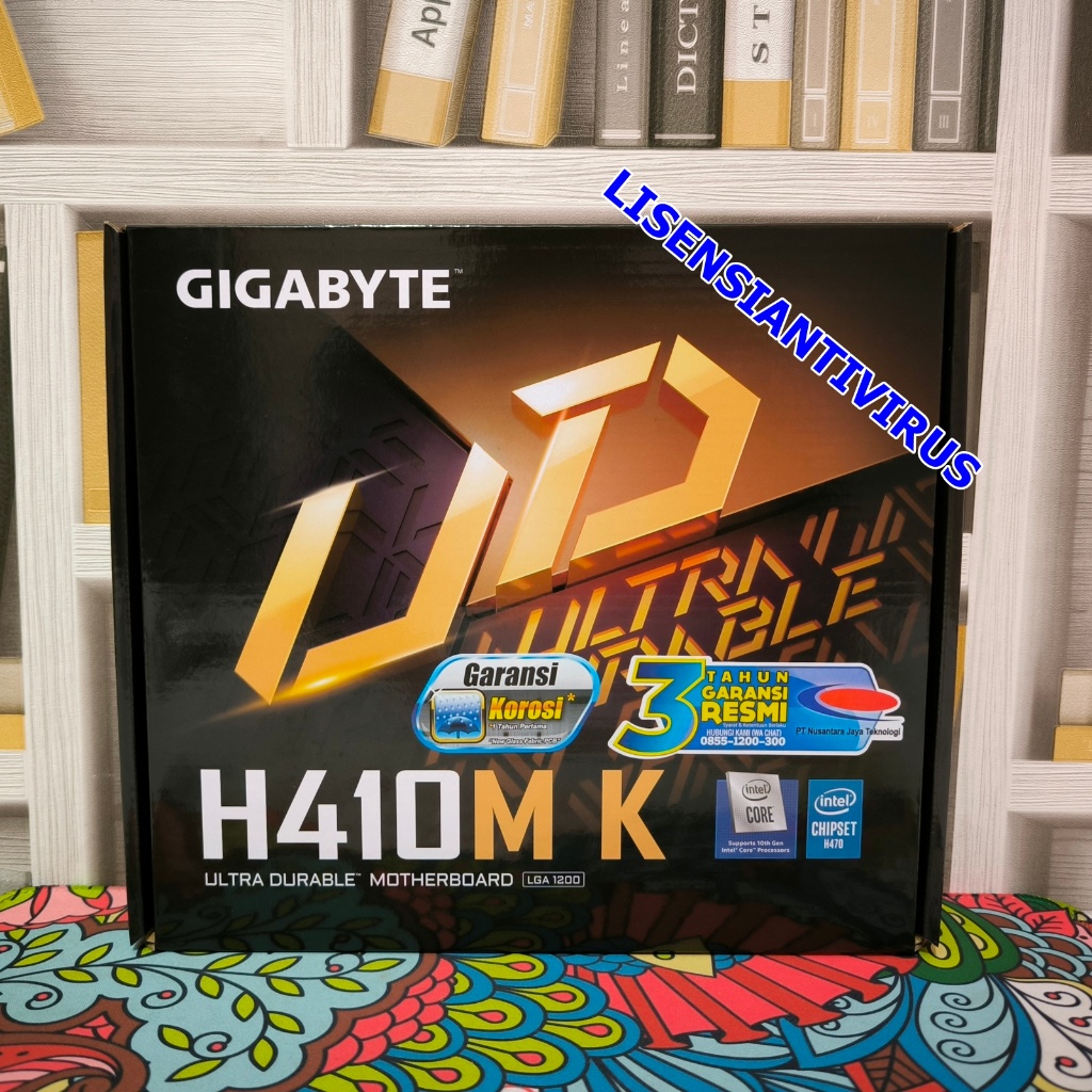 Jual Motherboard Gigabyte H410M K (LGA1200, MOBO H410, DDR4, USB3