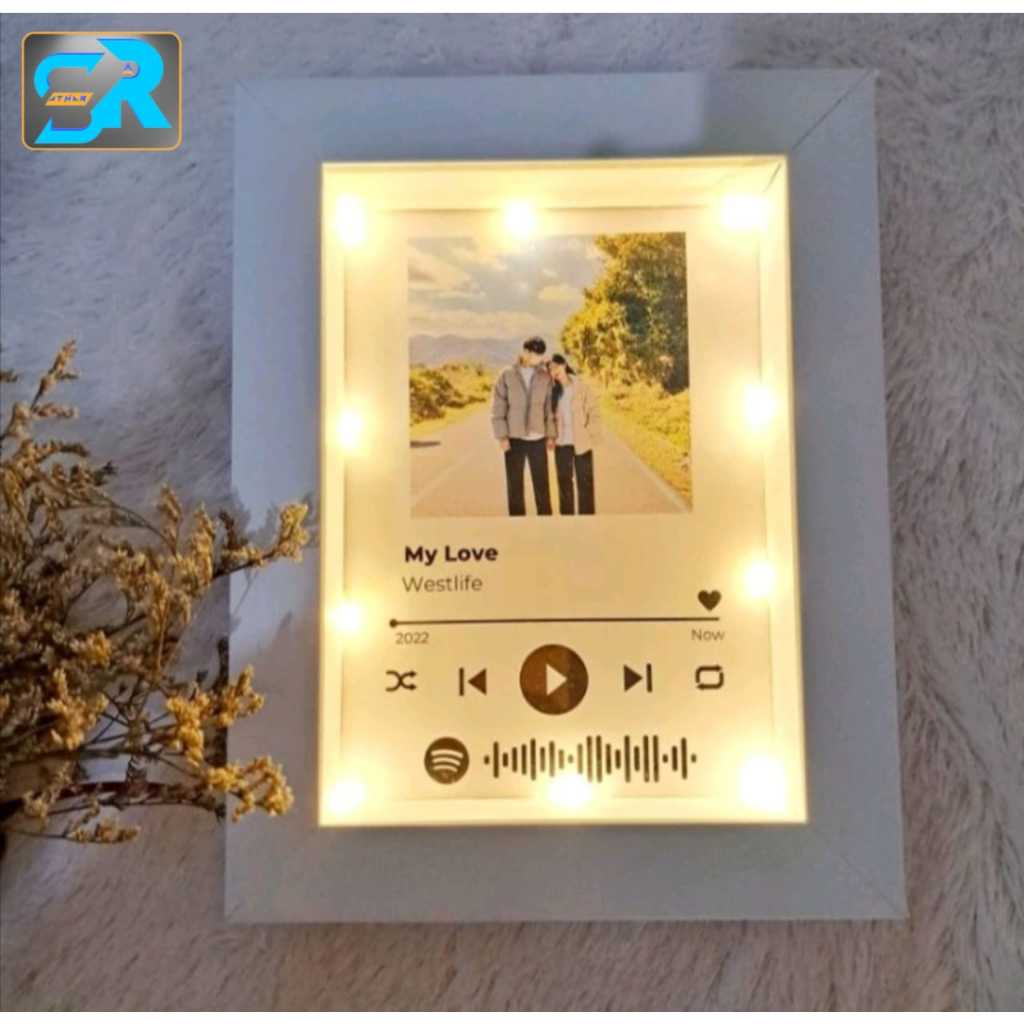 Jual SPOTIFY MUSIK FRAME/ FOTO CUSTOM Shopee Indonesia