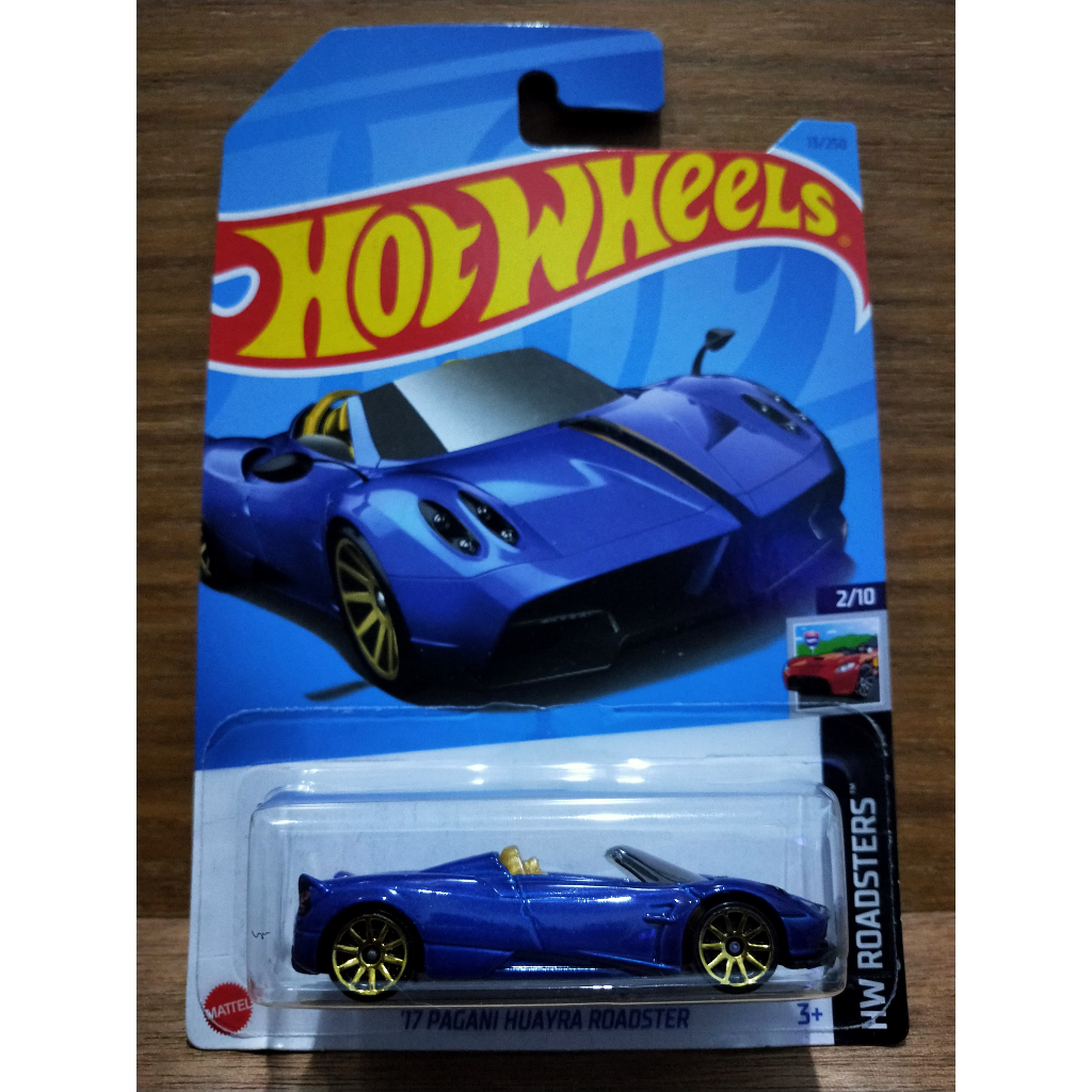 Jual Hot Wheels 17 Pagani Huayra Roadster Hw Roadsters 210 Shopee Indonesia 7465