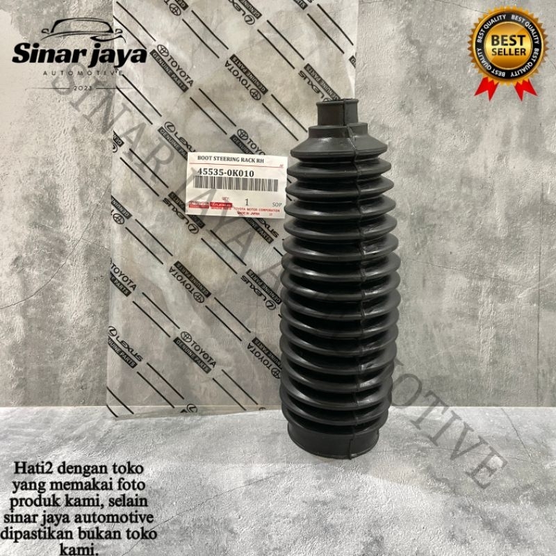 Jual Karet Boot Steer Stir Rack End Steering Long Tie INNOVA / HILUX ...