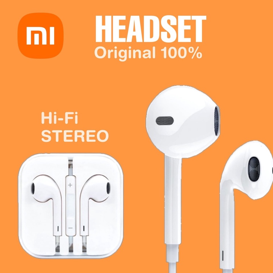 Jual Kpc Headset Xiaomi original xtra bass Headset Copotan