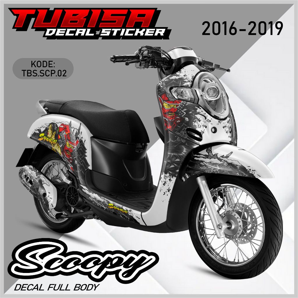 Jual Decal Sticker Stiker Full Body SCOOPY Fi NEW 2016 - 2019 Premium ...