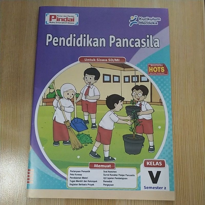 Jual Lks Pindai Pendidikan Pancasila (PKN) Kelas 5 SD Semester 2 ...