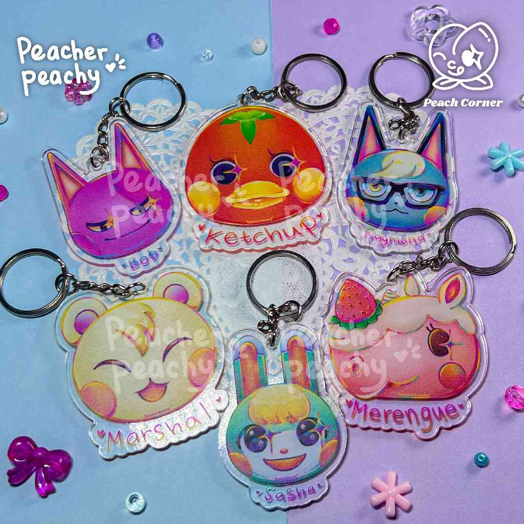 Jual ACNH/Animal Crossing New Horizons Villagers 01 Keychains