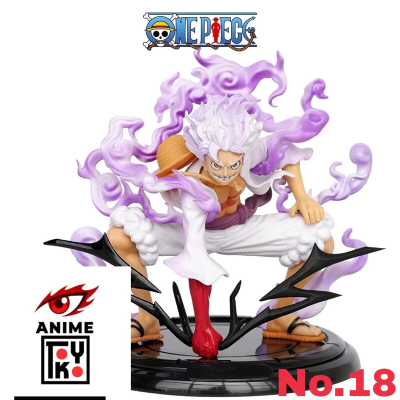 Jual ACTION FIGURE one piece monkey D luffy Gear 5 sun god nika ...