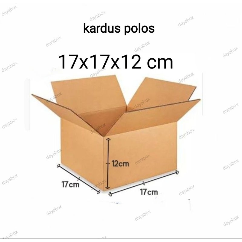 Jual Promo Box Kardus Pack Uk 17×17×12 Cm | Shopee Indonesia