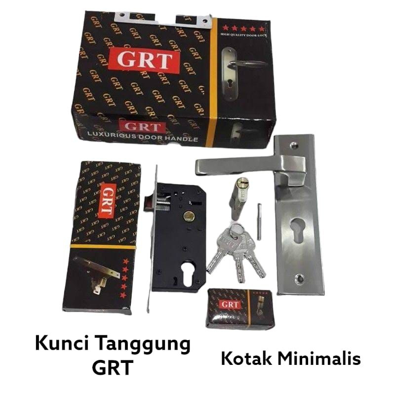 Jual Kunci Pintu GRT Kotak 999 Sncp Handle Pintu GRT Bulat 888 20cm Shopee Indonesia