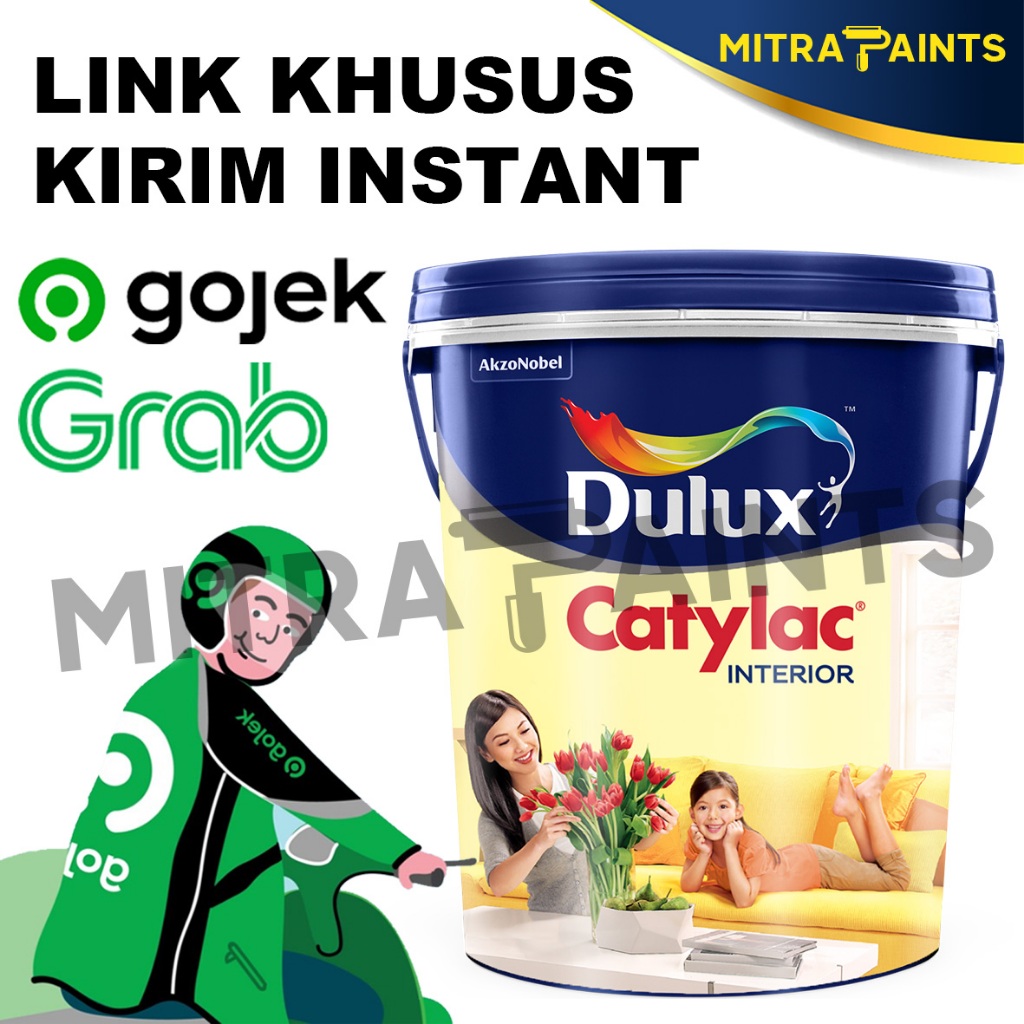 Jual Link Ojek Cat Tembok Dulux Catylac Interior 25 Kg Pail Cat Tembok Interior Shopee Indonesia 1860