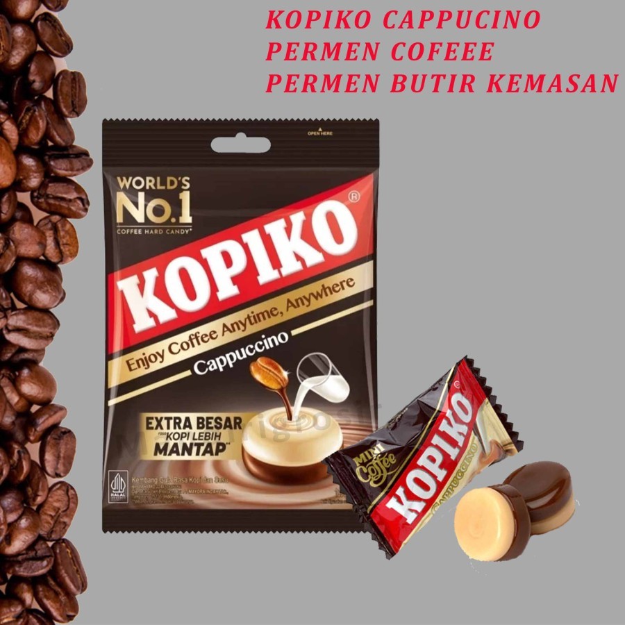 Jual Permen Coffee * Permen Kopiko * Permen Rasa Cappucino * 105gr ...