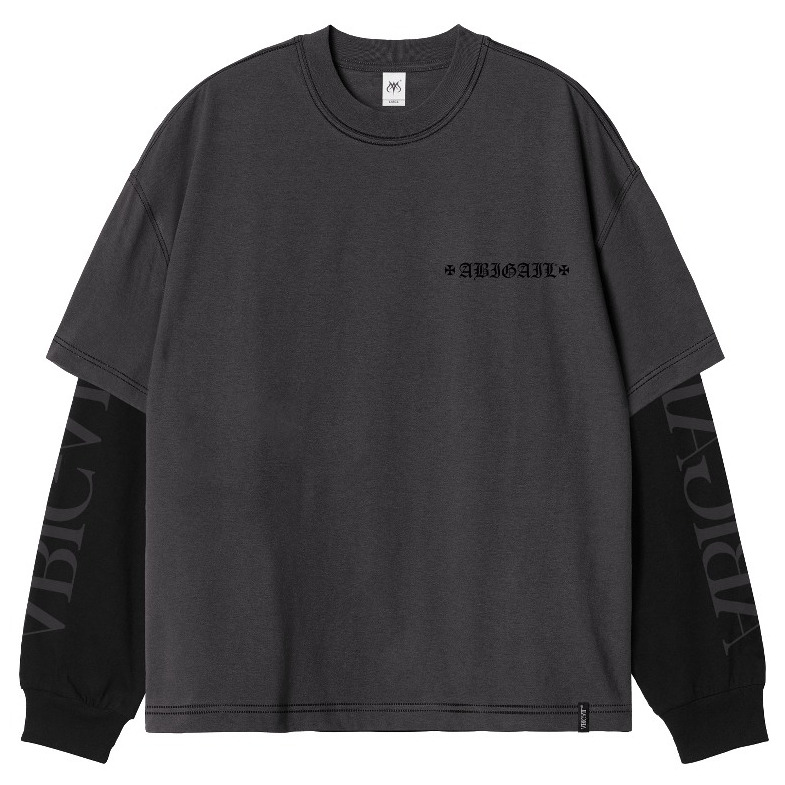Livvy Layered Longsleeve (H Grey)