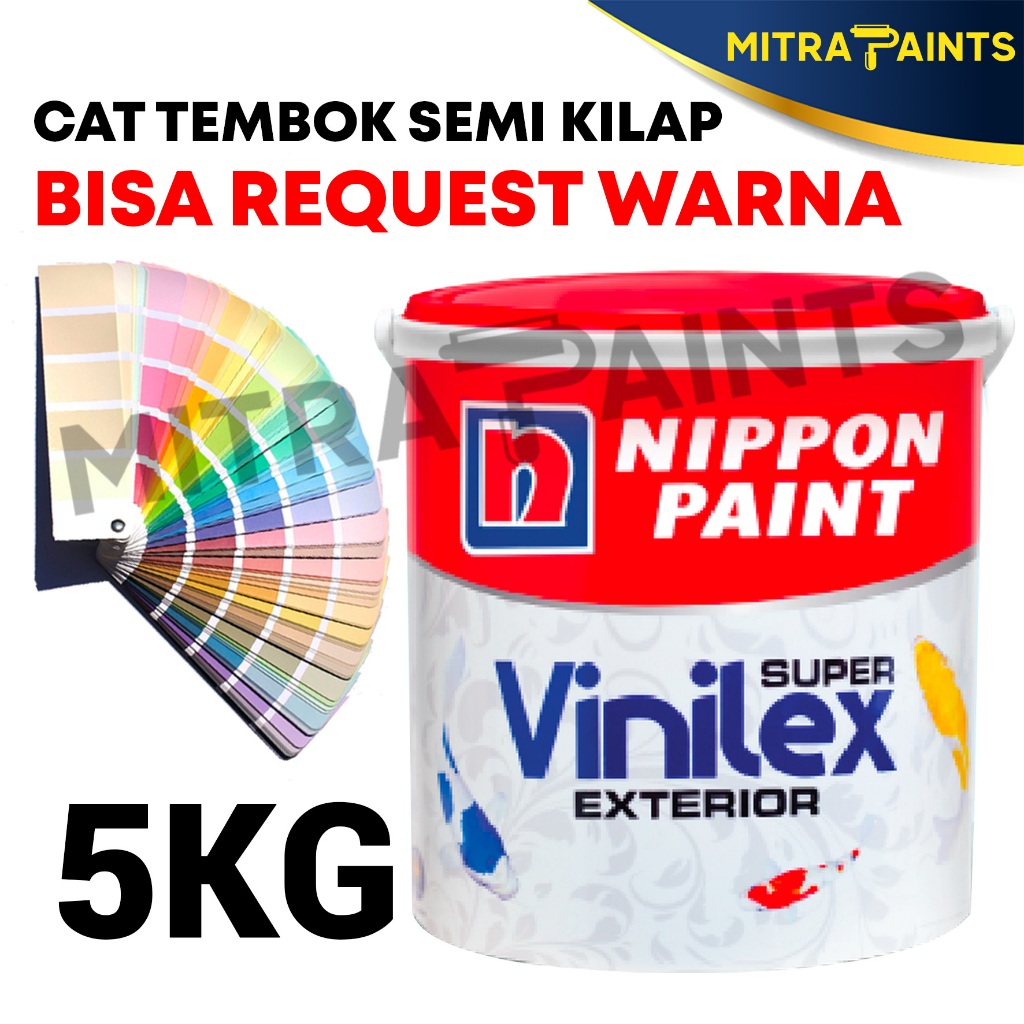 Jual CAT TEMBOK INTERIOR VINILEX SUPER EXTERIOR 5 KG / NIPPON PAINT ...