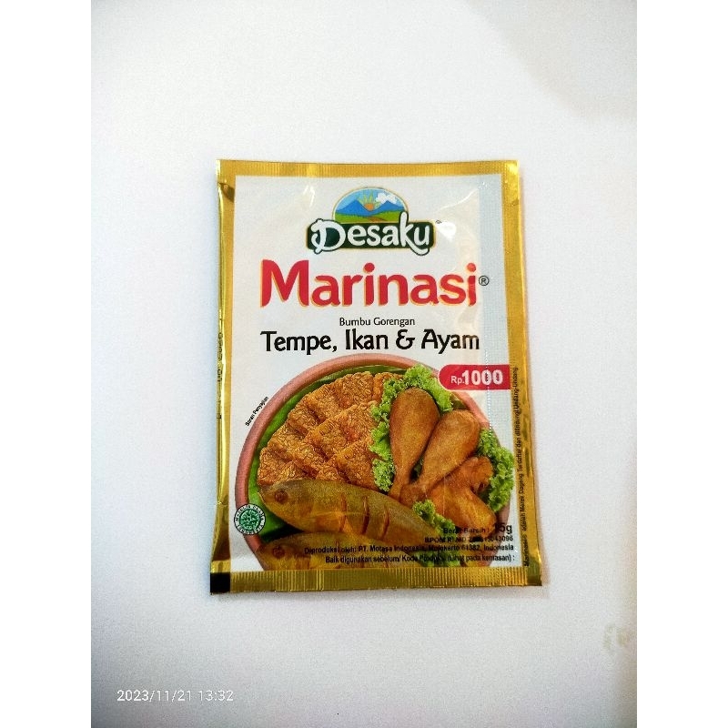 Jual DESAKU BUMBU MARINASI TEMPE IKAN AYAM 12,5GR | Shopee Indonesia