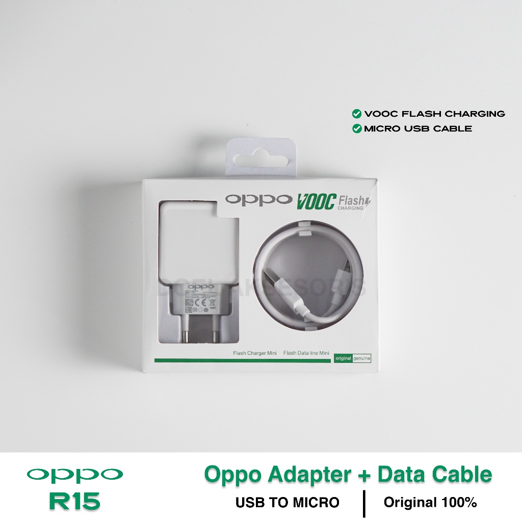 Jual [ GARANSI 1 TAHUN ] CHARGER OPPO VOOC R15 FAST CHARGING TYPE C ...