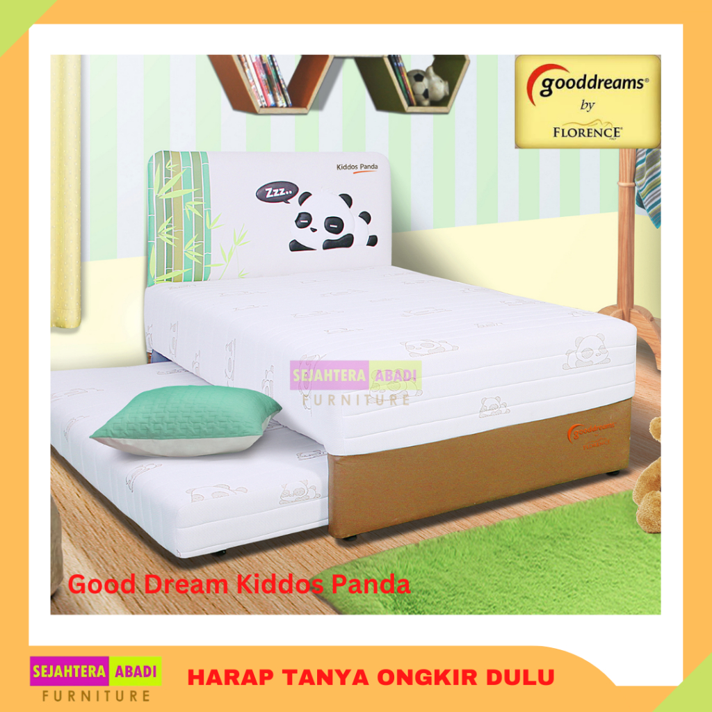 Jual Florence Spring Bed Sorong Divan Sorong Good Dream Kiddos Panda ...