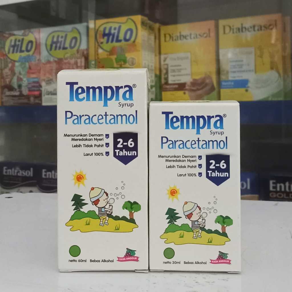Jual TEMPRA Sirup Paracetamol Untuk Anak 26 Tahun Rasa Anggur Shopee