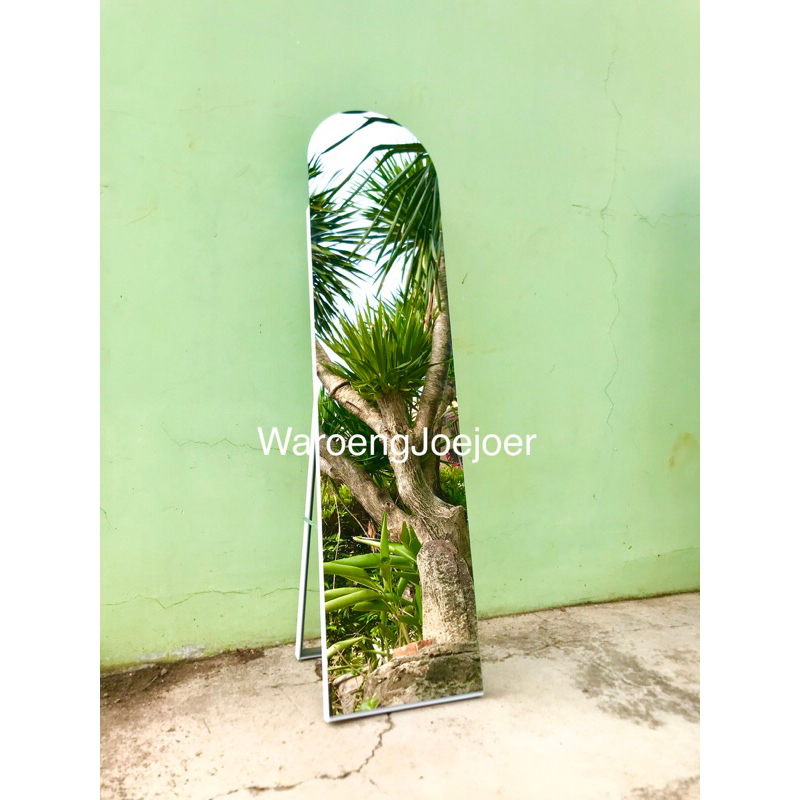 Jual Standing Mirror Oval Arch Tanpa Frame Full Body Shopee Indonesia