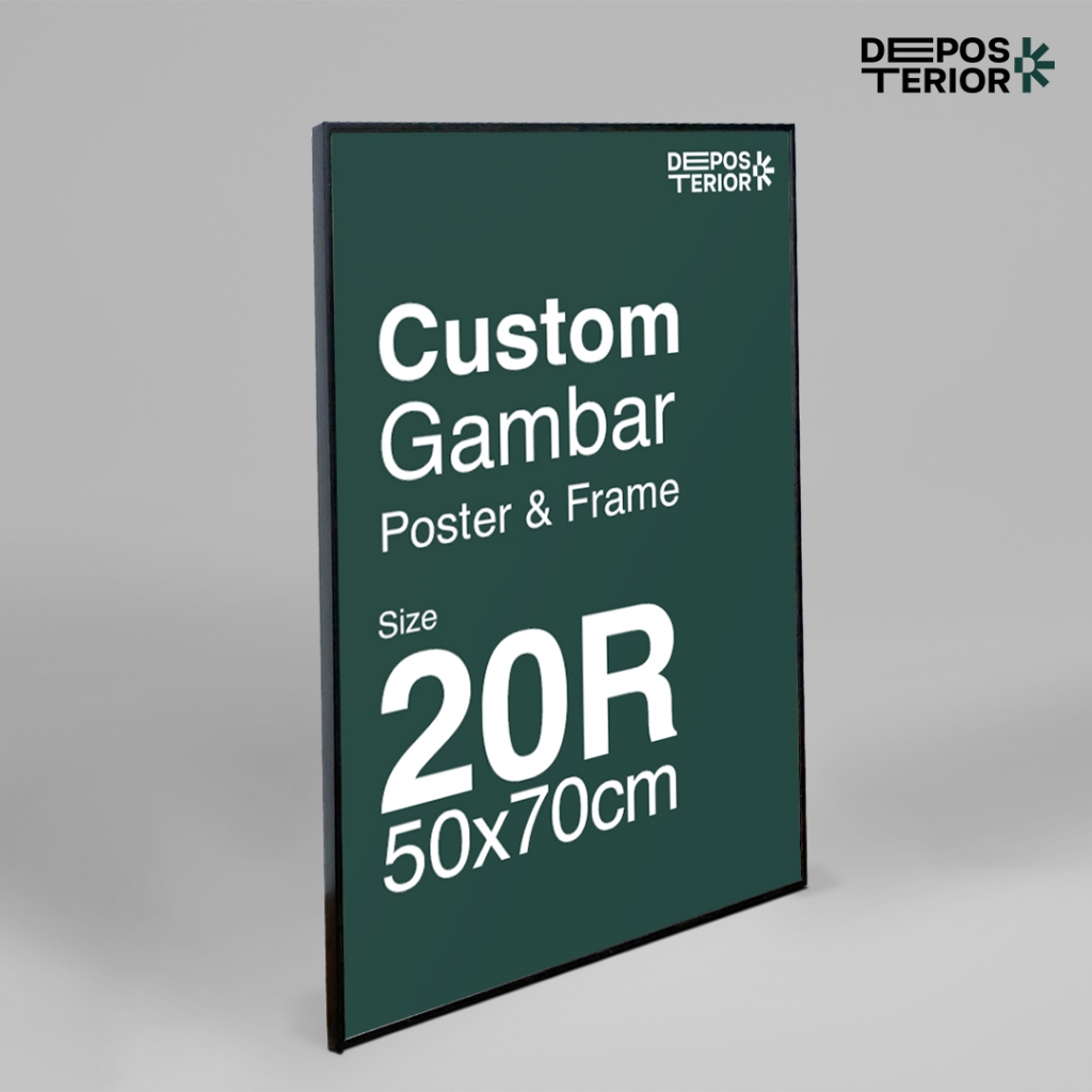 Jual Poster Frame Custom Gambar 20R 50x70cm | Shopee Indonesia