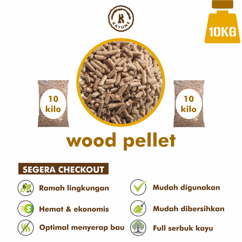 Jual Wood Pellet Kilogram Wood Pellet Alas Kandang Pelet Kayu Organik Kayu Pelet