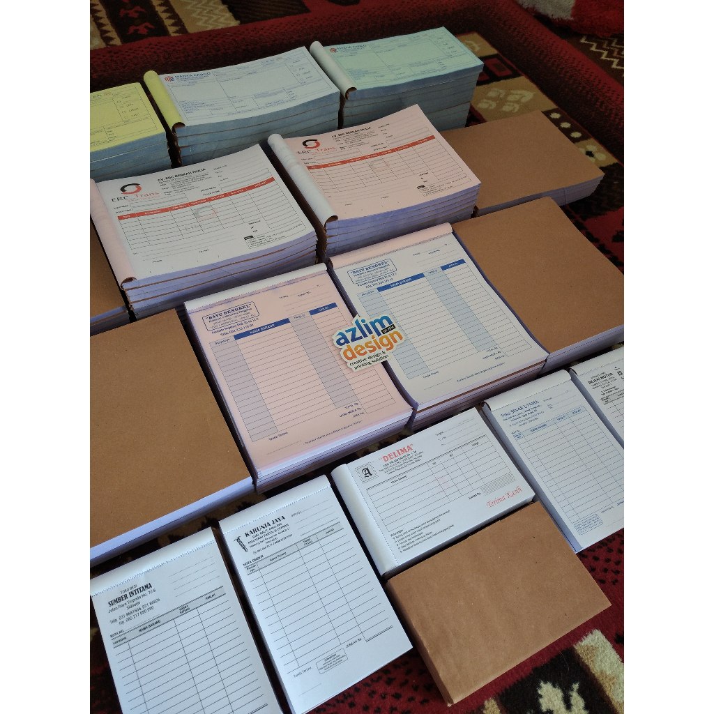 Jual NOTA INVOICE SURATJALAN KUITANSI CUSTOM 3 RANGKAP 1/2 FOLIO - NOTA ...