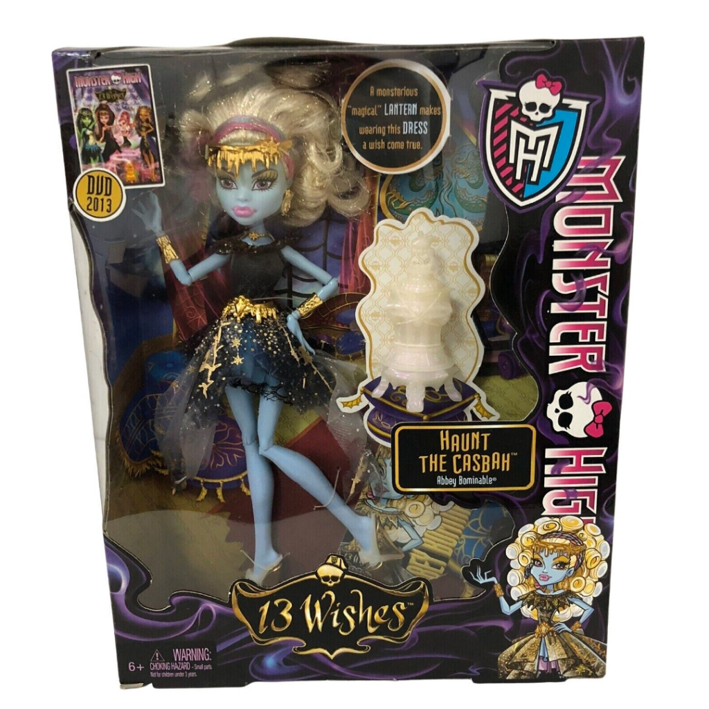 Jual Monster High 13 Wishes Abbey Bominable Doll | Shopee Indonesia