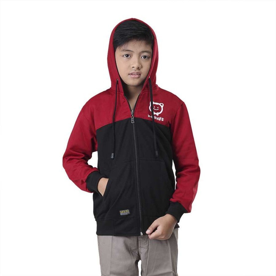 Outfite Fleece Hoodie Kids Boy Jaket Sweater anak Laki Laki Lucu Keren