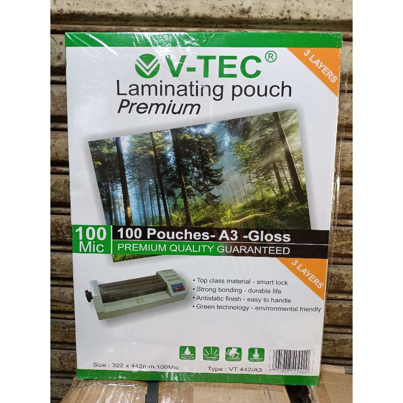 Jual Plastik laminating A3 tebal 100 micron VTEC Shopee Indonesia