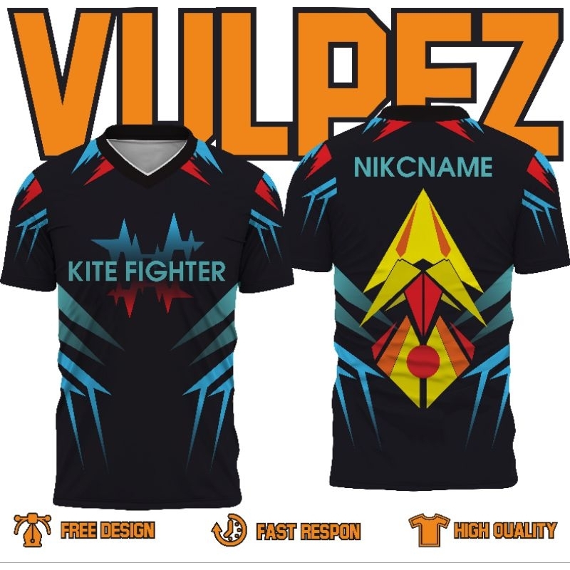 Jual JERSEY KITE FIGHTER CUSTOM HIGH QUALITY | Shopee Indonesia