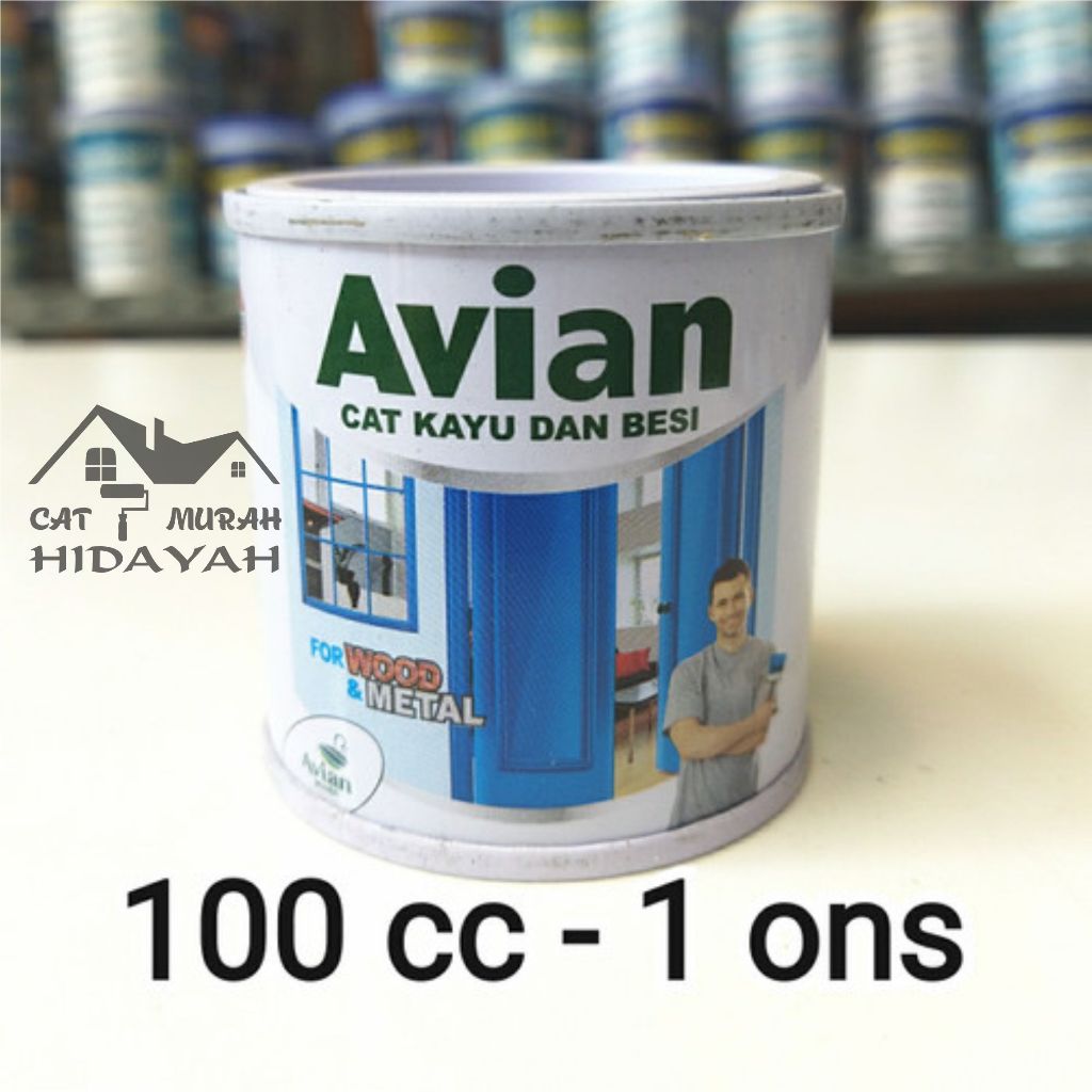 Jual Cat Minyak Avian 100cc Cat Besi Avian 100 Ml Cat Kayu Avian 100 Cc Cat Avian High 8659