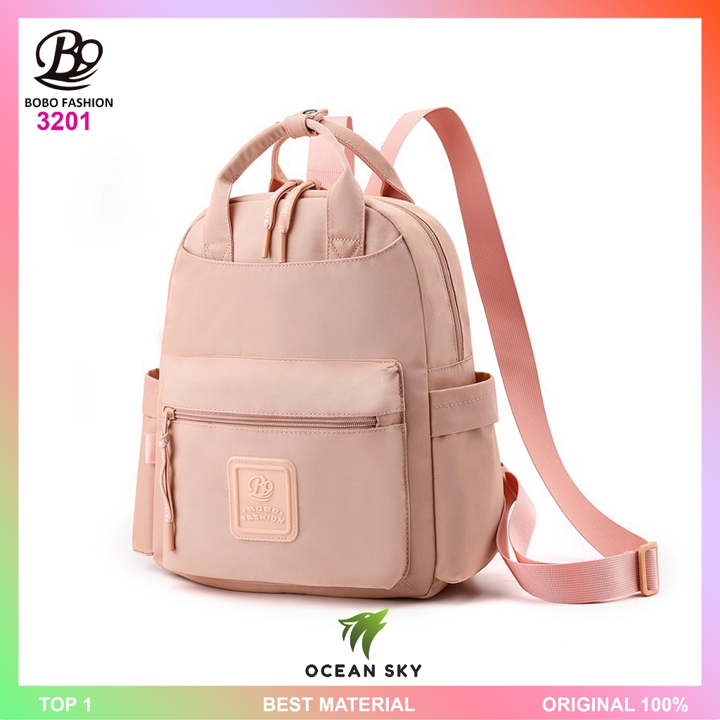 Jual Tas ransel BOBO FASHION 3201 Tas ransel wanita original import tas