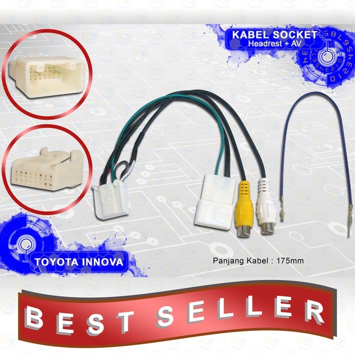 Jual Kabel Socket Toyota Innova, AV Out | Shopee Indonesia