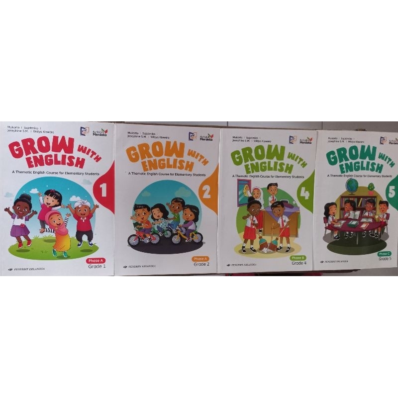 Jual Grow With English Kelas 1 2 3 4 5 6 SD || Kurikulum Merdeka ...
