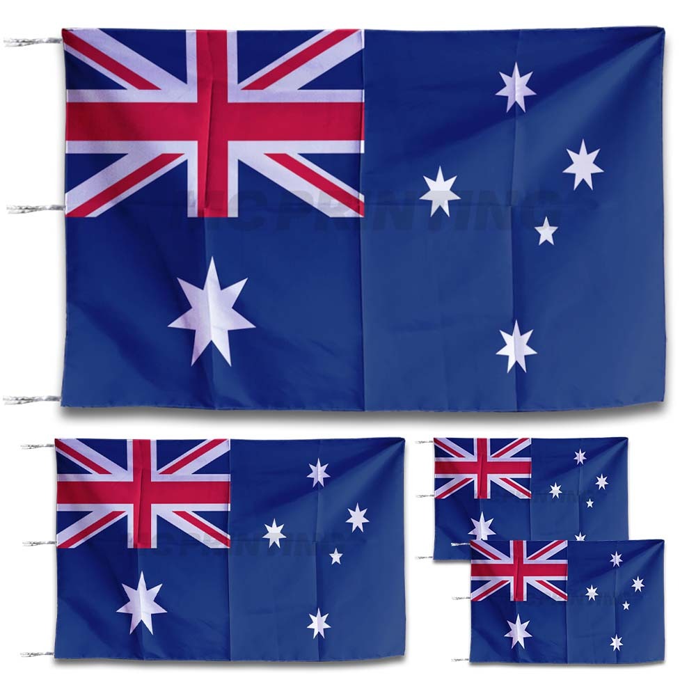 Jual Bendera Negara Australia Australian Flag Bahan Satin Peles Warna