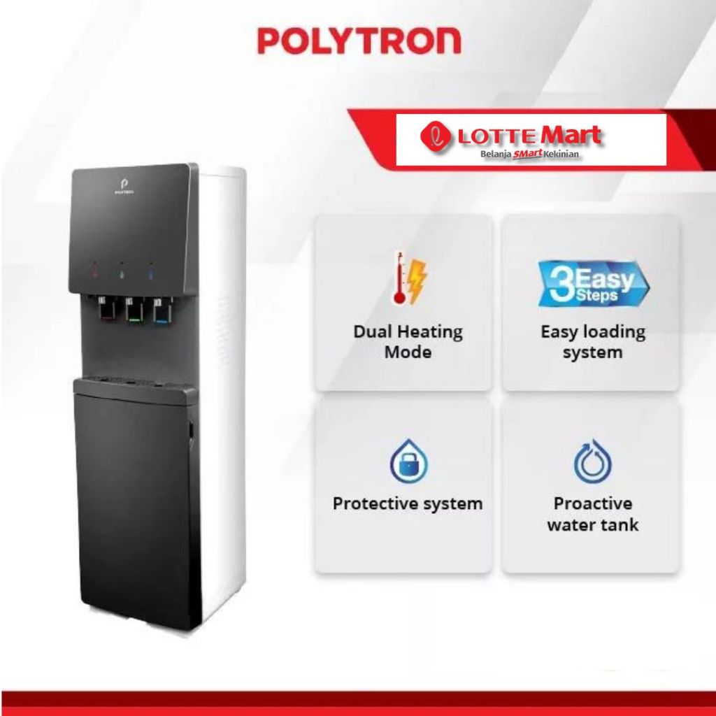 Jual Dispenser Polytron Dispenser Galon Bawah Hydra Pwc Lx Hitam