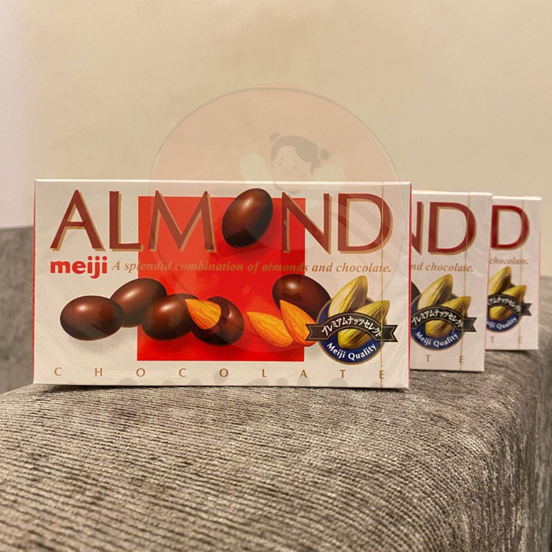 Jual MEIJI Chocolate Almonds Japan Coklat Jepang Snack Jepang