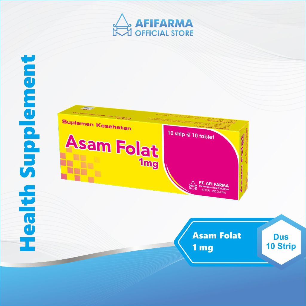 Jual Asam Folat 1000 Mcg Suplemen Untuk Program Hamil Dan Ibu Hamil